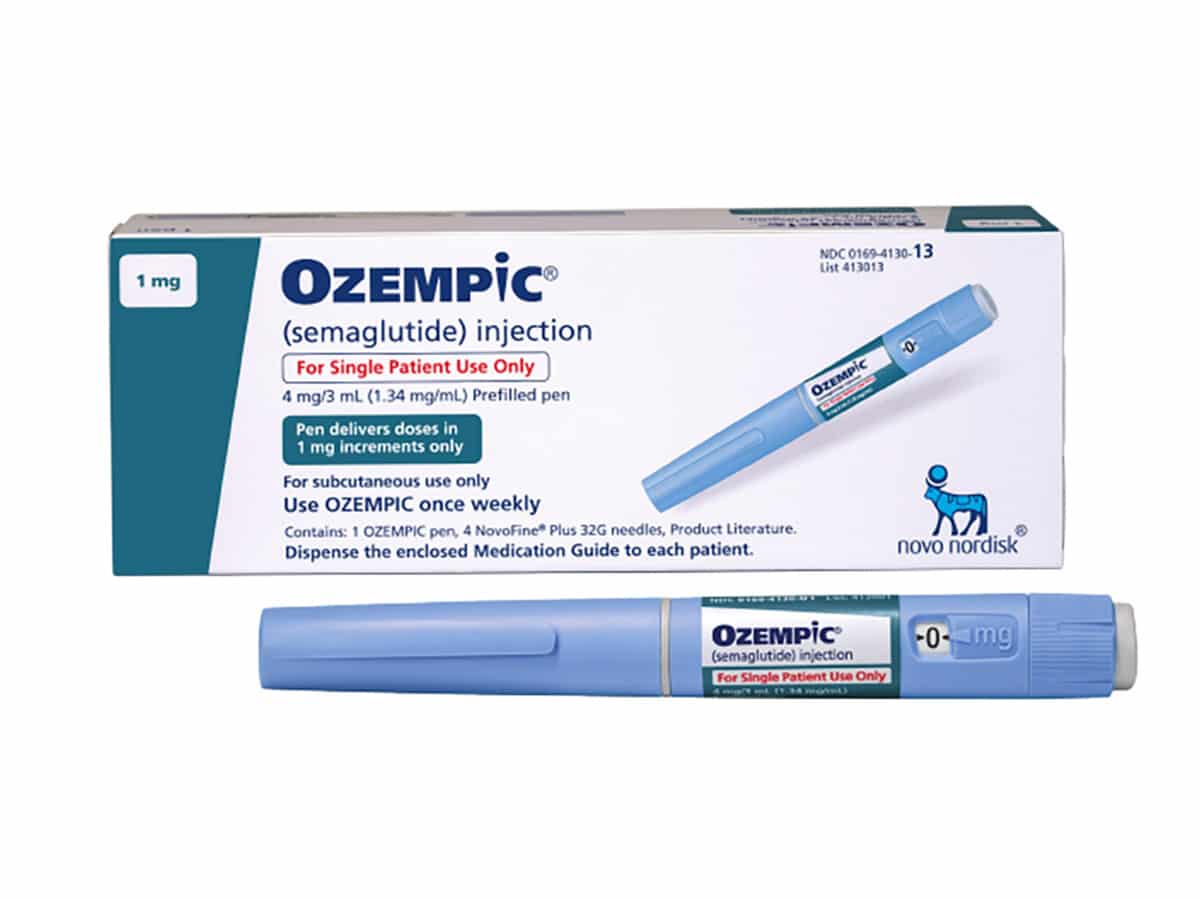 Ozempic 1 mg adagolása – injekciós toll és gyári csomagolás együtt